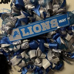 Detroit Lions Wreath