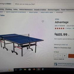 New Stiga T8580W & Used Robo-pong 2040