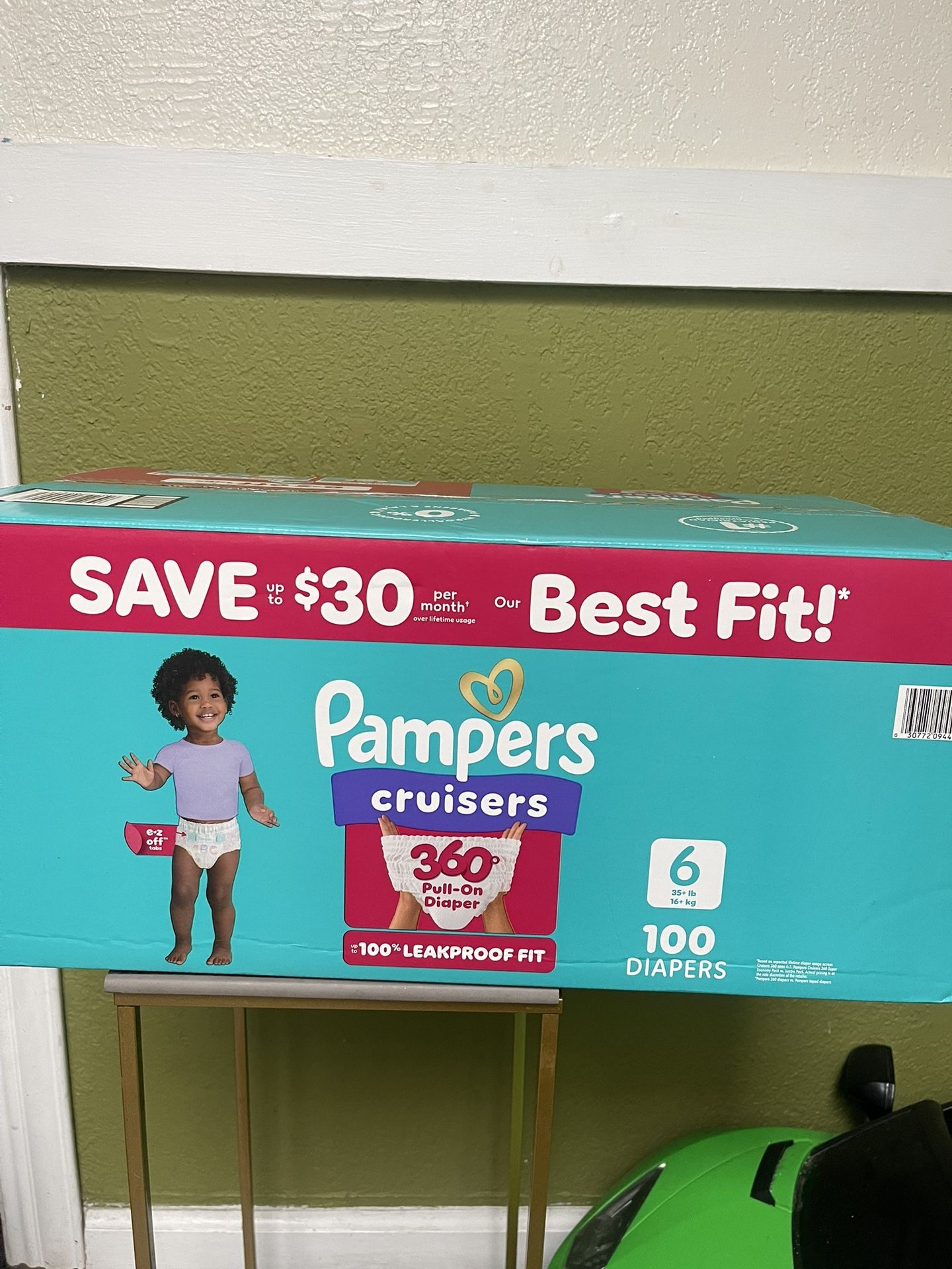 Pampers Cruisers 360 Pull-On #6 Diapers.100 ($35)