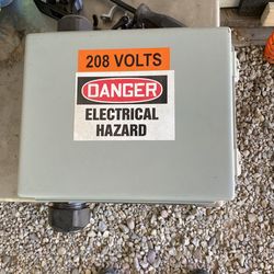 Electrical Distribution Junction Box 2 Or 3 Phase