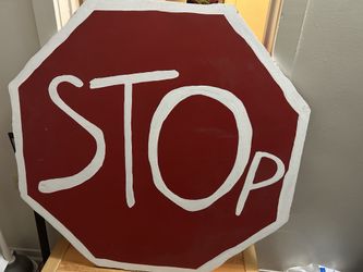 Stop Sign Art Painting