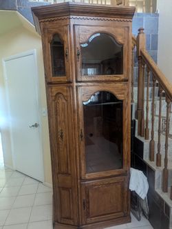 Corner Display Cabinet