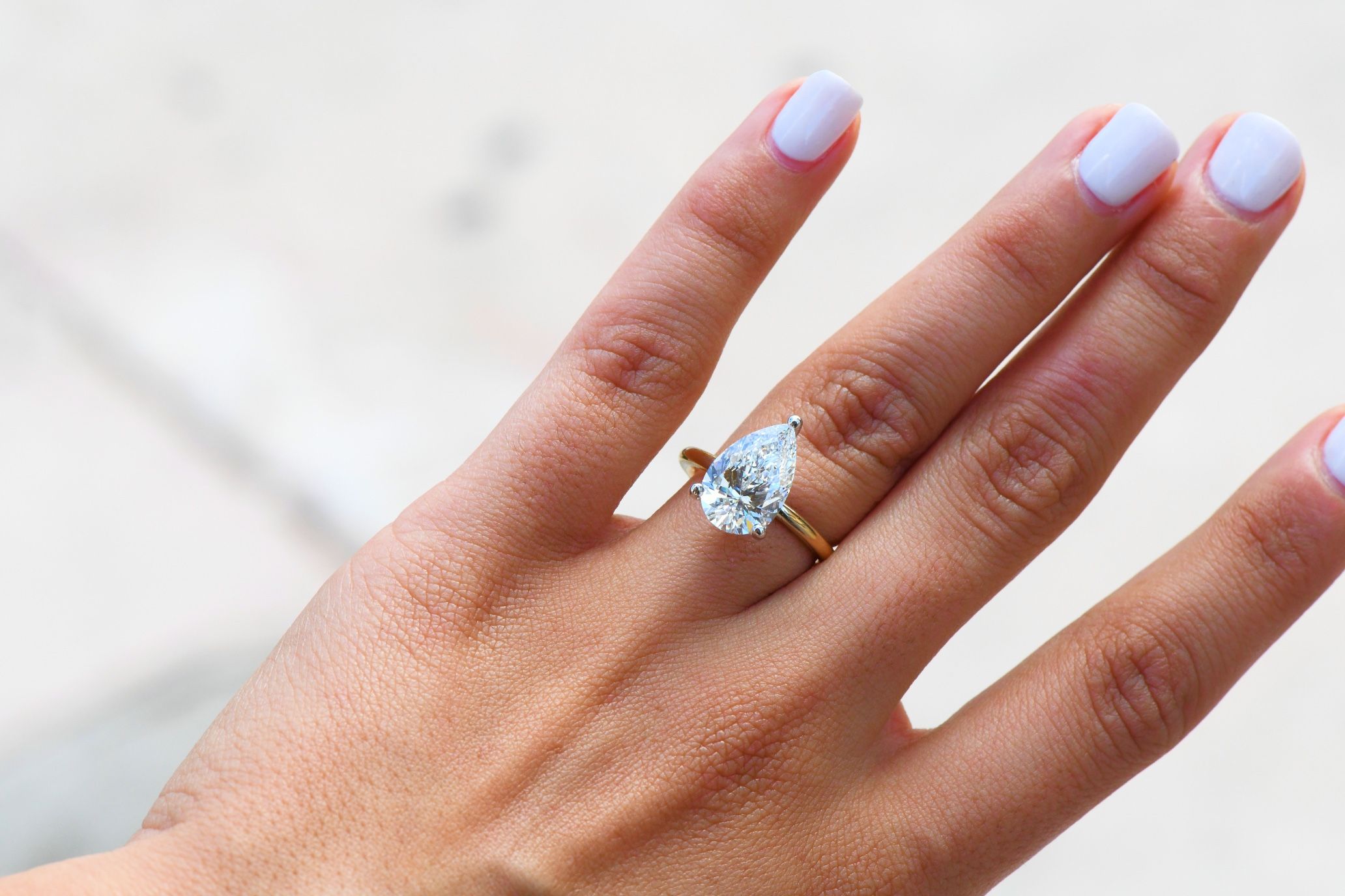 Pear Cut Engagement Ring