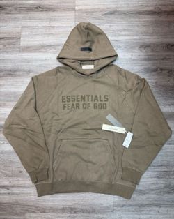 Essentials Wood hoodie size M 100% Authentic  Last One I have Firm On Price