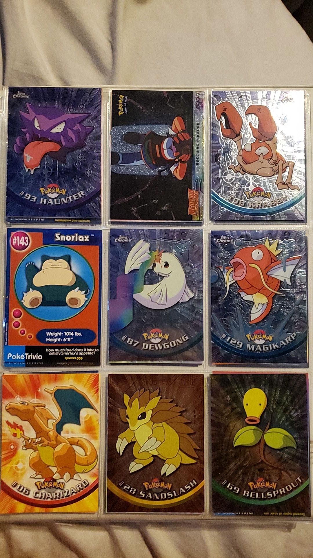 98 - 00 Pokemon TOPPS Cards