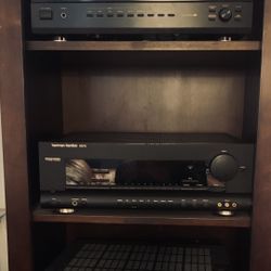 Denon AVR 1082.    Hartman/Kardon  AVR 40.    And Yamaha Stereo System