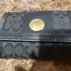 Black Small Coach Wallet