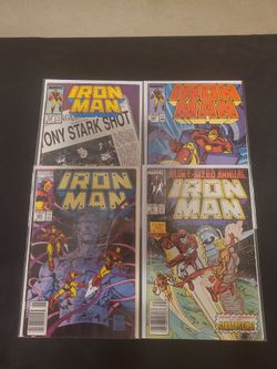 Iron Man #s 243, 246, 269, Annual 9 Comics