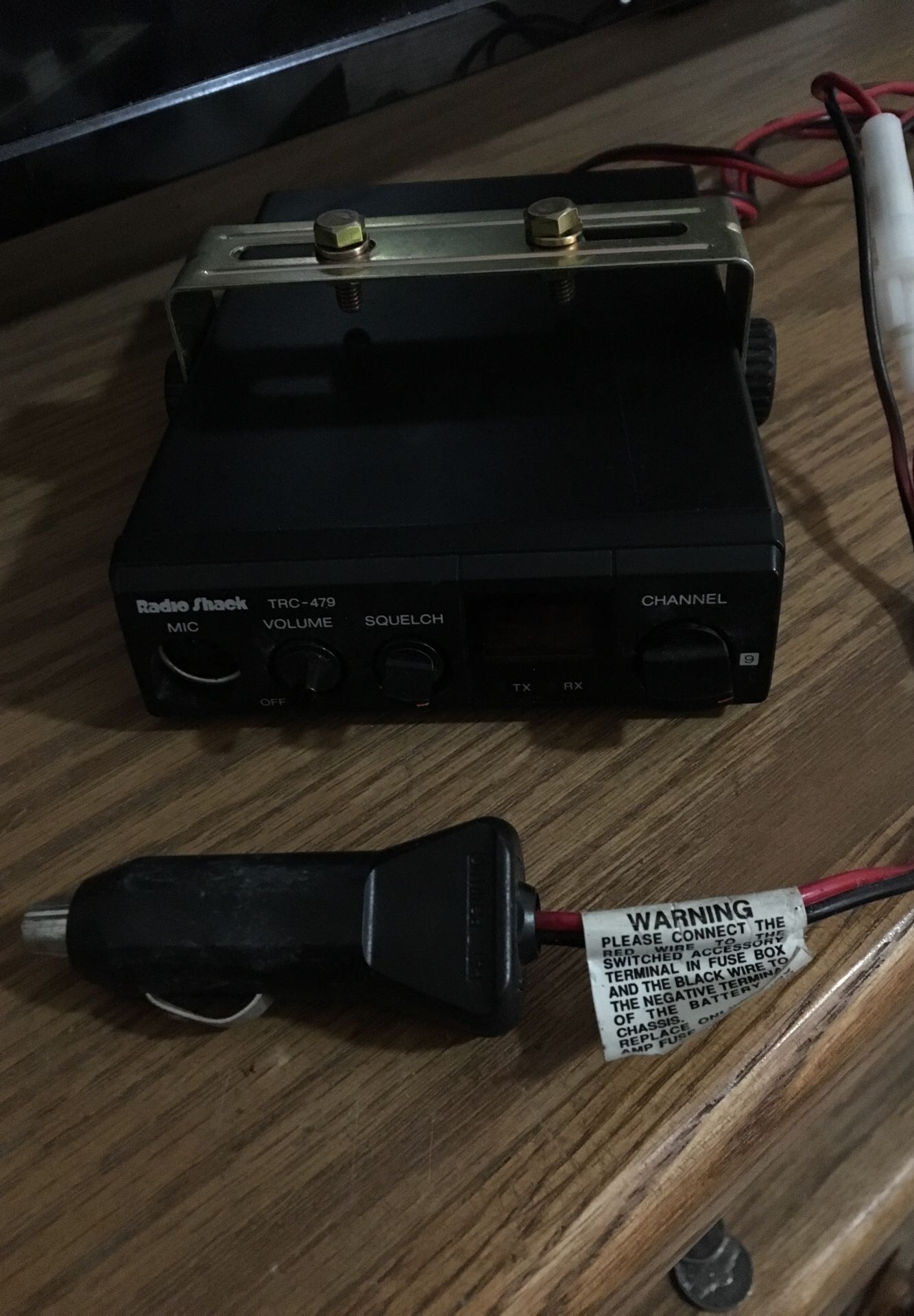 RadioShack CB radio model number TRC–479 excellent radio excellent condition like new