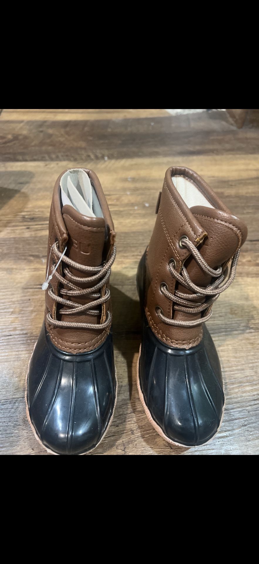 Toddler Rain Brown Boots 