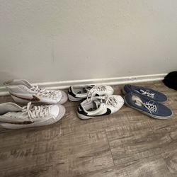Used Shoes Nike Vans 