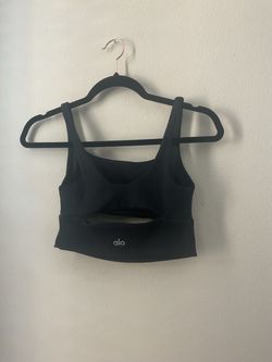 Alo Black Sports Bra with Cutout