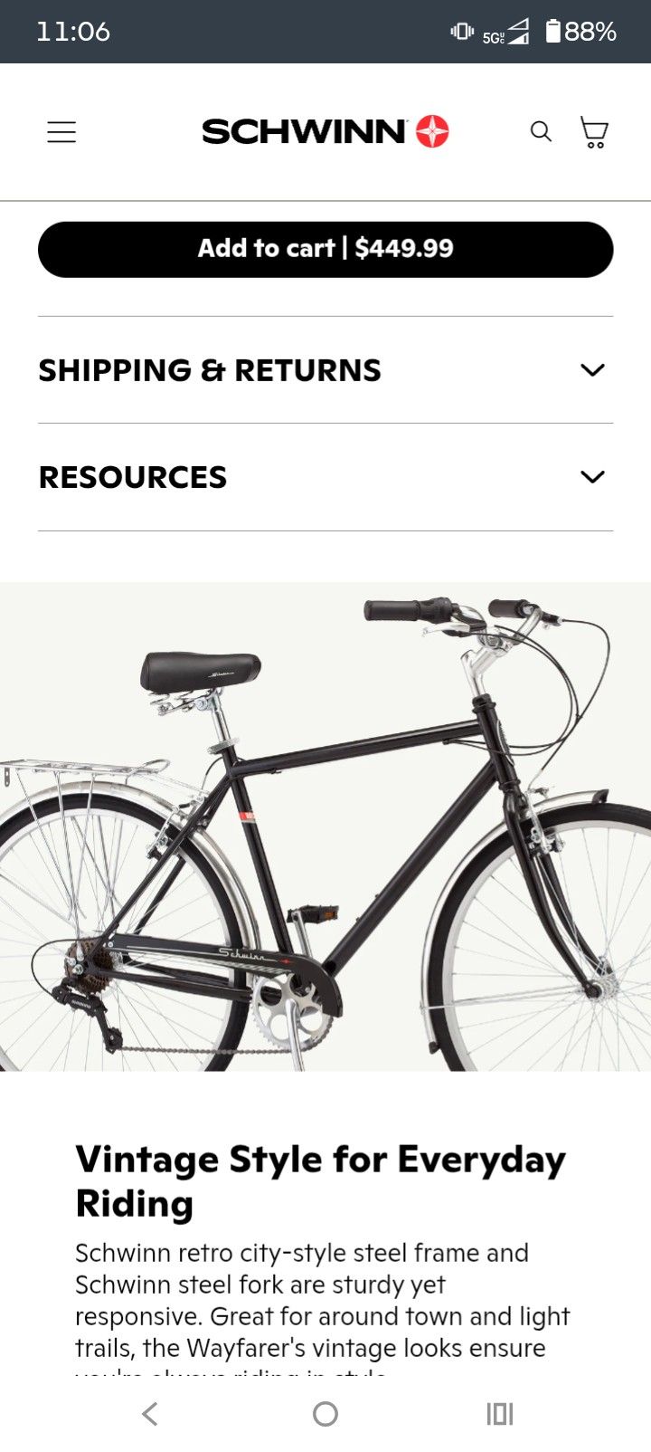 Schwinn 7 Speed Hybrid 