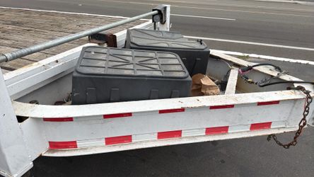 Trailer white 4axle 1986 Zulu trailer