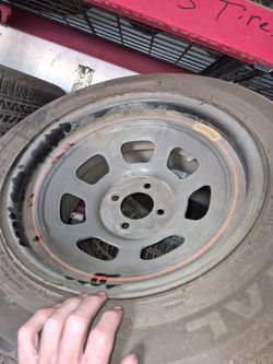 15 inch basset race wheel with tire