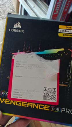 Corsair Vengeance RGB  Pro DDR4 Ram