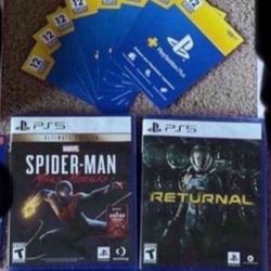 Ps5 Digital PlayStation 5 Disc games 12-month psn plus  (read the description) from $30 to $64