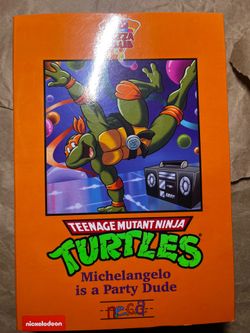 NECA Michelangelo - Party Dude Pizza Club Figure (Unopened)