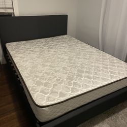 Queen Bed Frame With Mattress
