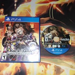 .HACK/ G.U. LAST RECODE PS4 GAME...VERY GOOD CONDITION...SMOKE FREE HOME...$20