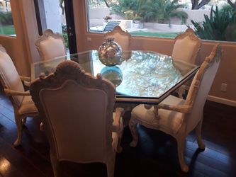 Phyllis Morris Dining Room Table and Chairs