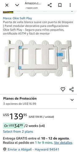 Okie Soft Play Baby Gate Panel with Door