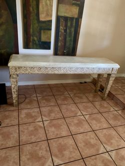 Solid Console Table Door Entry Table