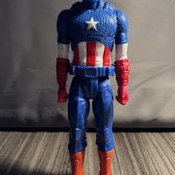 2013 Marvel Avengers Titan Hero Captain America 12” Action Figure