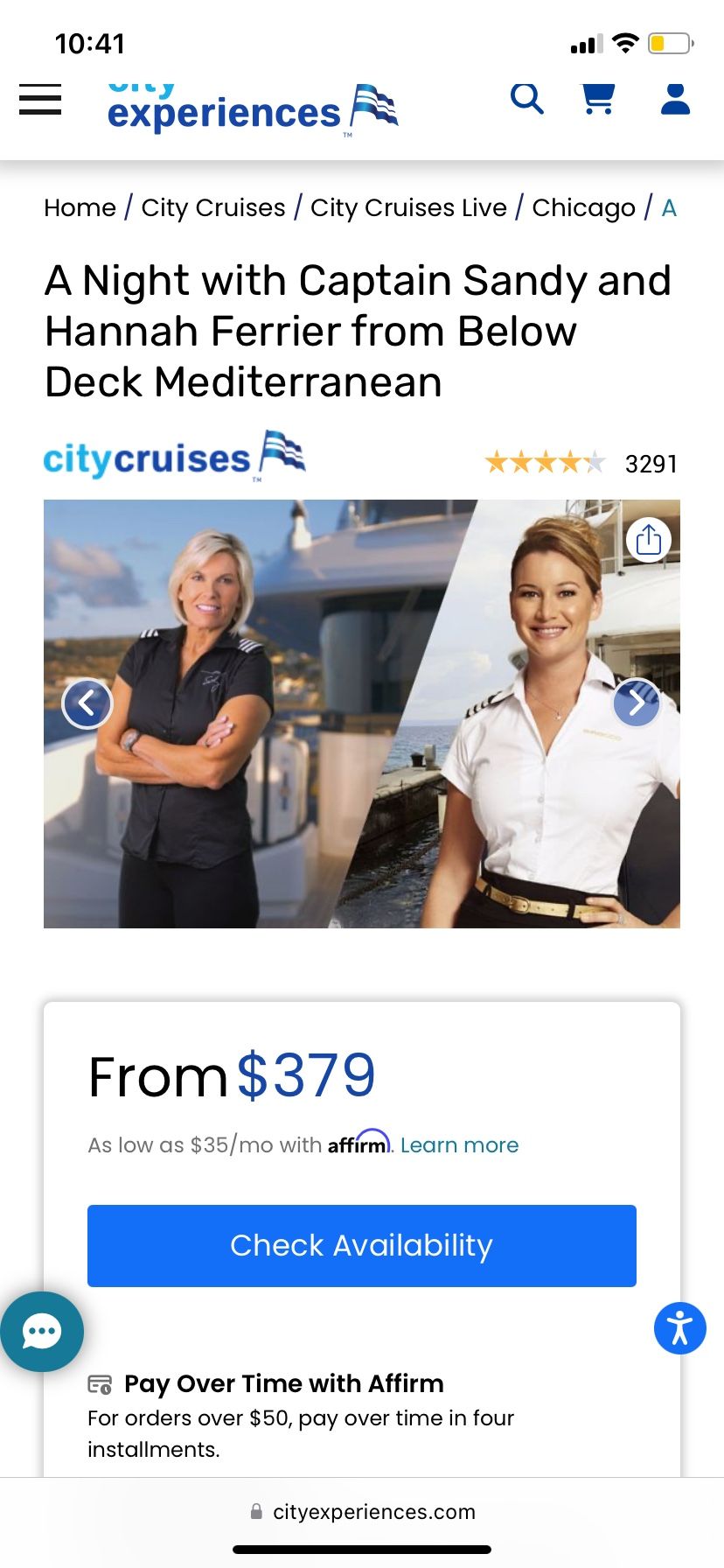 SPIRIT OF CHICAGO JULY 5 - A Night with Captain Sandy and Hannah Ferrier from Below Deck Mediterranean