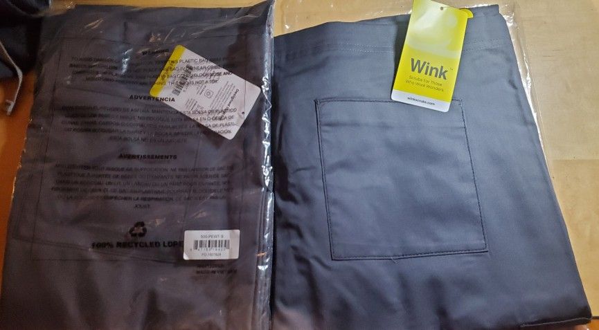 Small Unisex Pewter Scrubpants *Brand New*