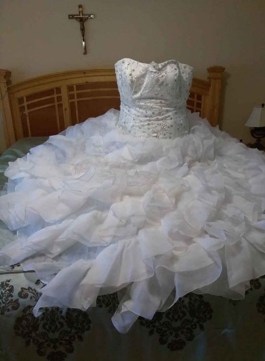 White Corset Gown