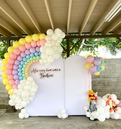 Winnie The Pooh Balloon Backdrop 