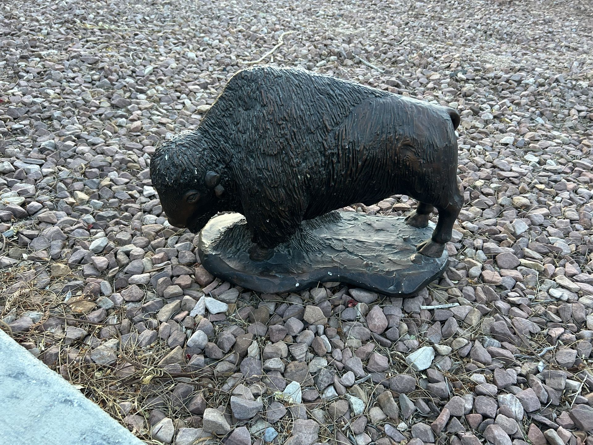 Large Bison Home Decor