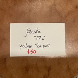 Fiesta Yellow Teapot