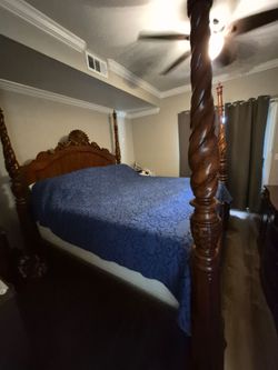 Cal King 4 Poster Bed