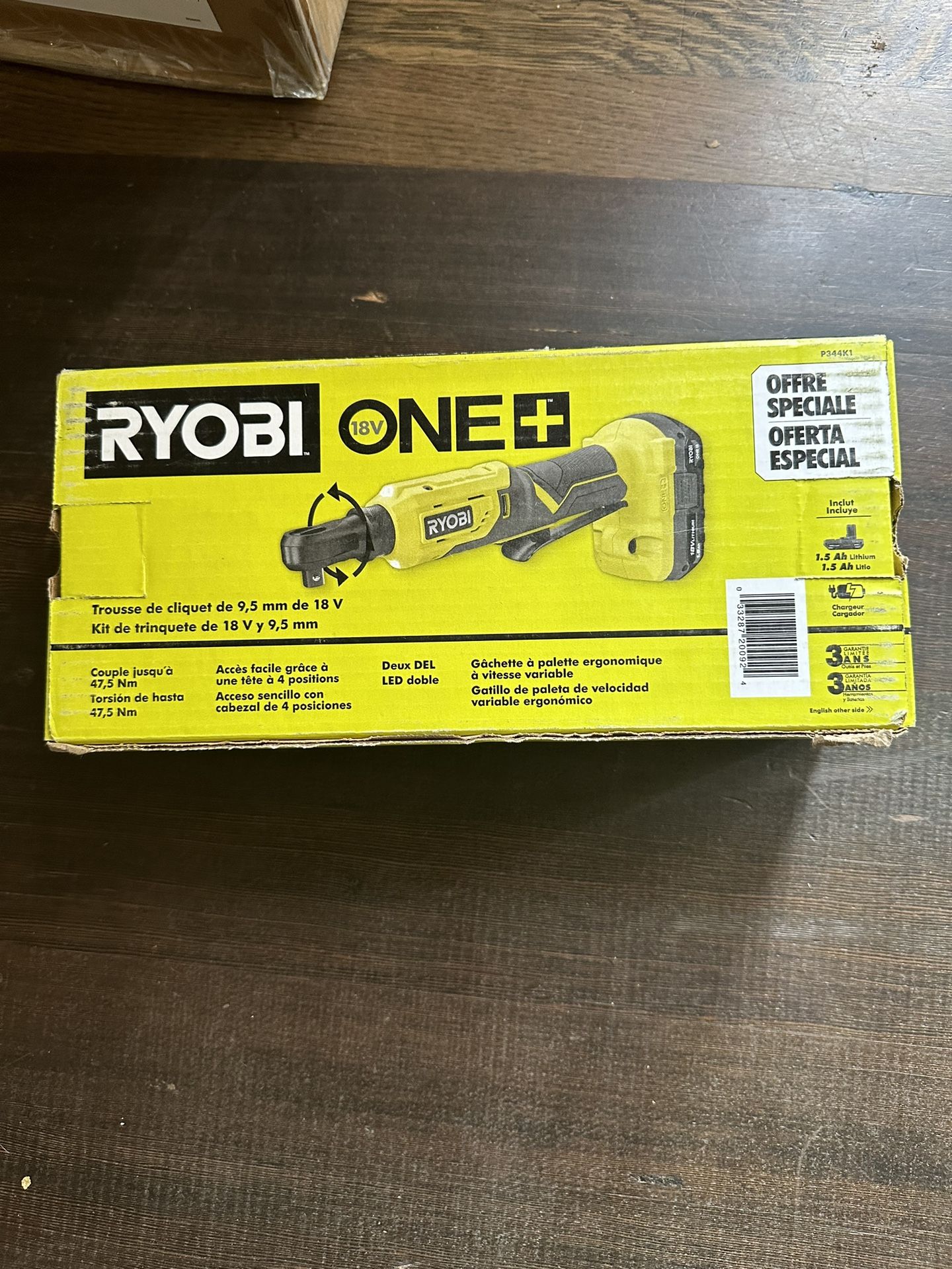 New Ryobi 3/8 Ratchet