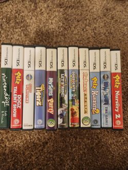 Nintendo DS Games Lot of 11 Pet/Animal Titles