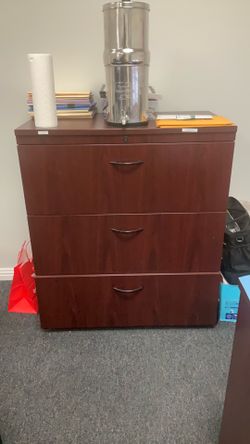 36” W X 42” H file cabinet office
