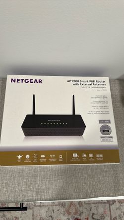 Netgear AC 1200 Smart WiFi Router with External Antennas