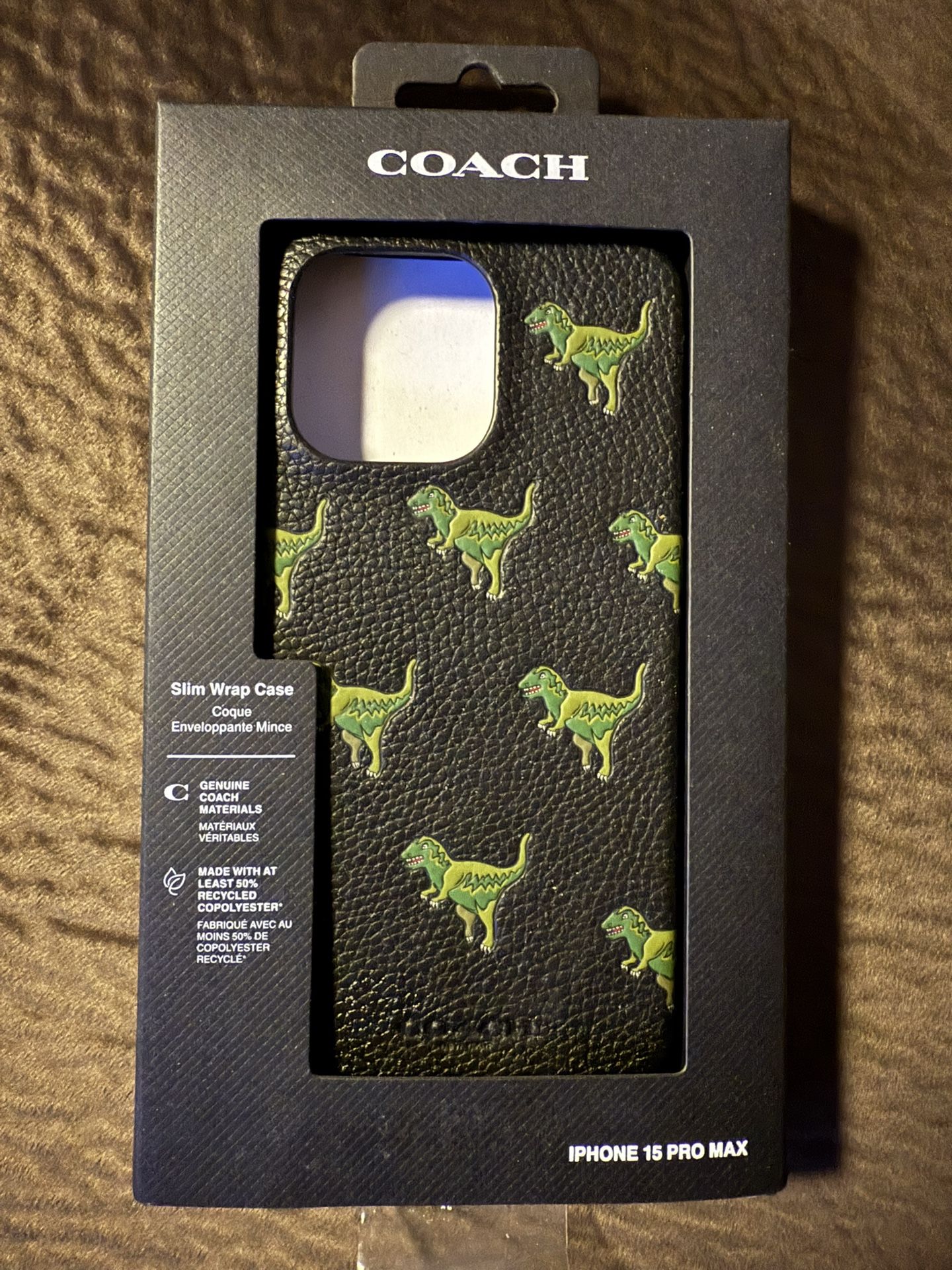 Coach Brand iPhone 15 Pro Max Slim Wrap Case