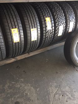 Used tires with 90% on life get more for you money 16714 union st Victorville