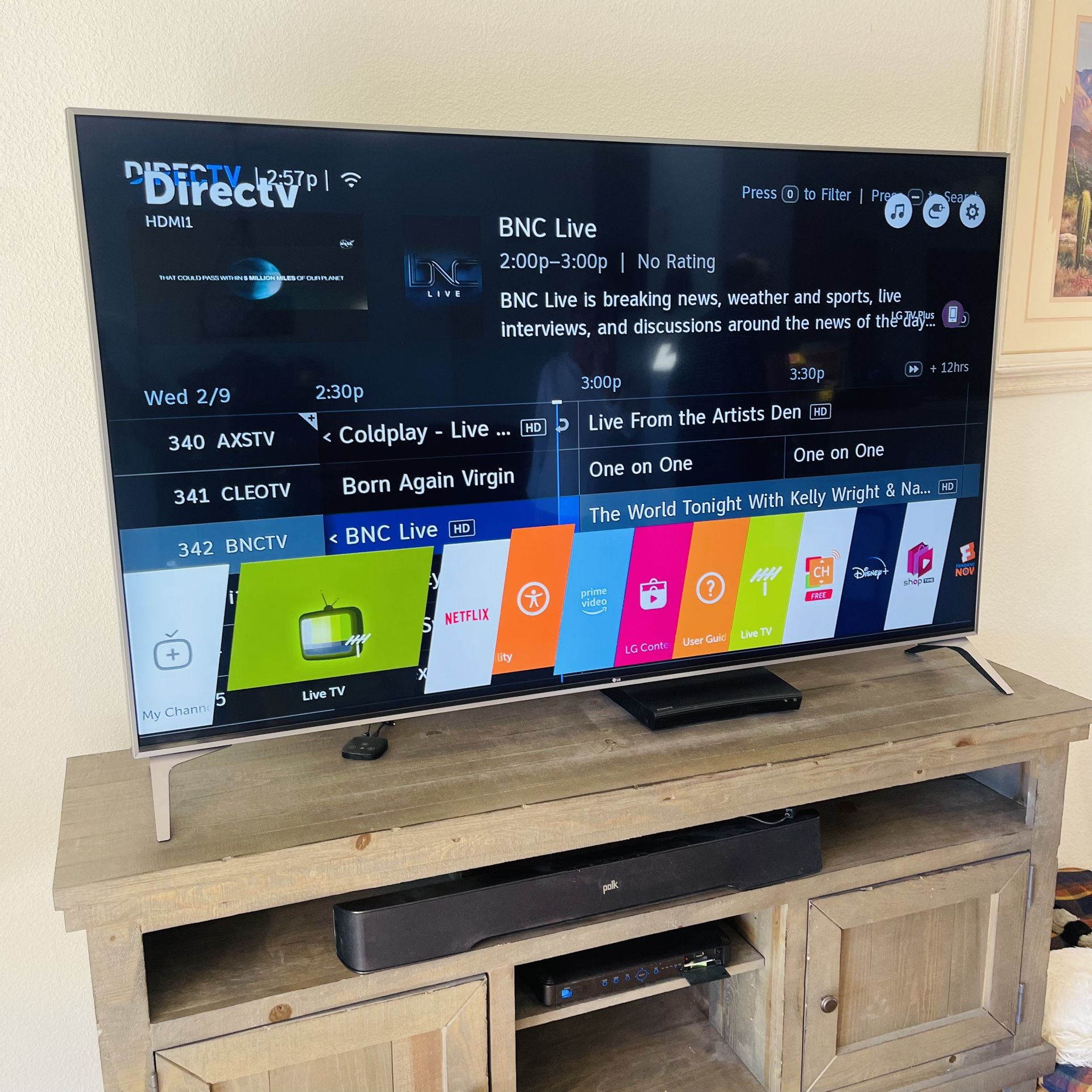 L/G 70” Smart Tv HDR UHD 4k! 7-Series!