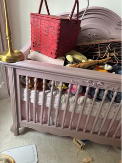 Unused baby crib and mattress