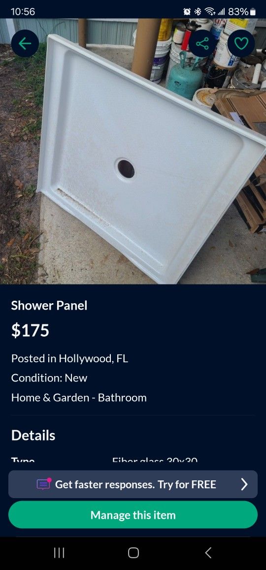 Shower Panel