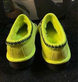 UGG Tasman Chopd Suede/Wool Slippers