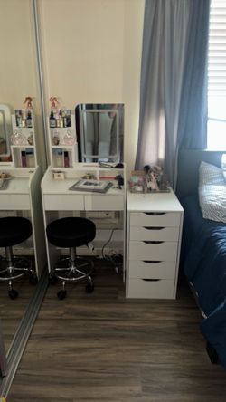 Vanity and ikea drawer