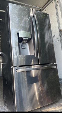 LG 3-Door French Door Refrigerator - Stainless