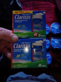 Claritin Non-Drowsy Loratadine 10mg Tablets