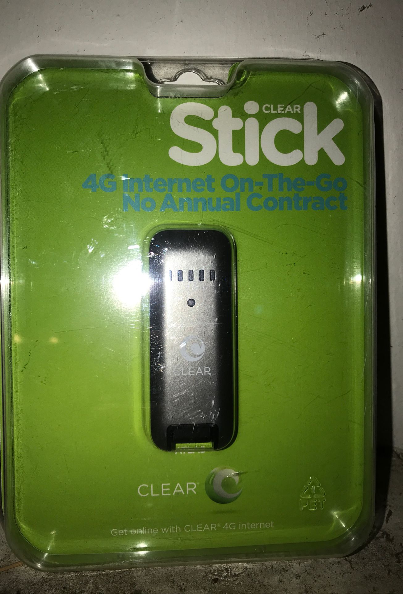 Clear stick 4g internet on the go