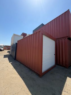 15FT SHIPPING CONTAINER – WIND & WATERTIGHT | HEAVY DUTY STORAGE SHED | CONNEX BOX (ROLL-UP DOOR)